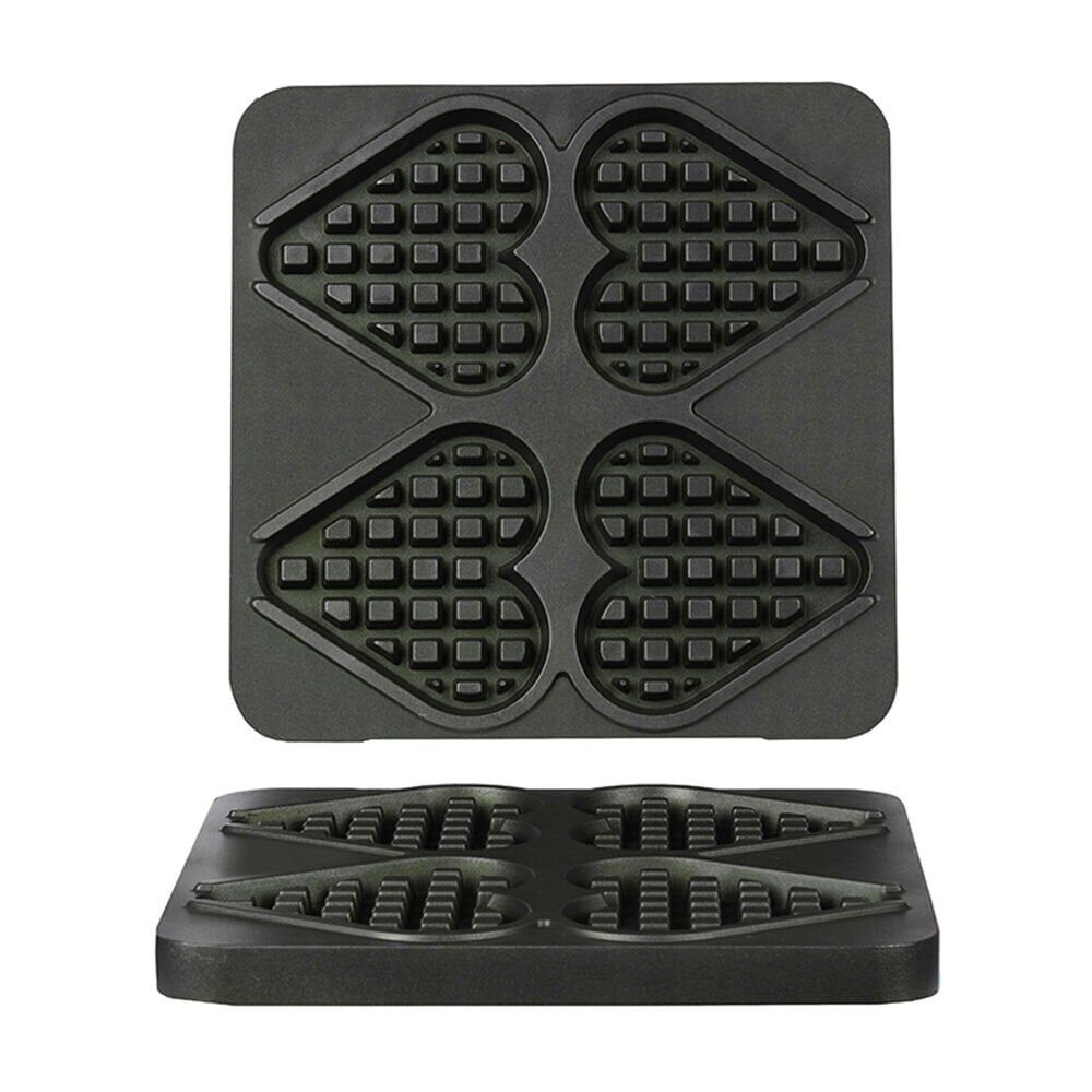 Waffle - WFL21 Kalıp - Çubuklu Kalp